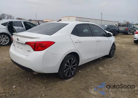 2018 Toyota Corolla Xse z USA, uszkodzony, nr VIN 5YFBURHE4JP774180